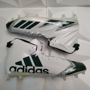 Adidas Mens Football Cleats 16 White Green Shoe Lacrosse Freak X Carbon High